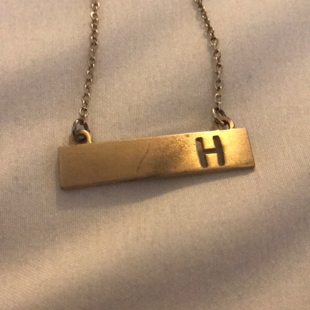 “H” necklace